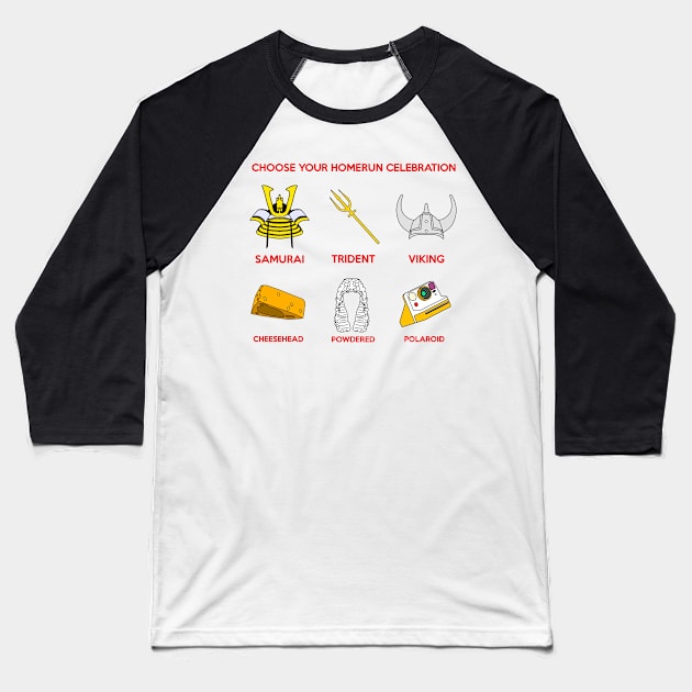 all item of homerun celly Baseball T-Shirt by rsclvisual